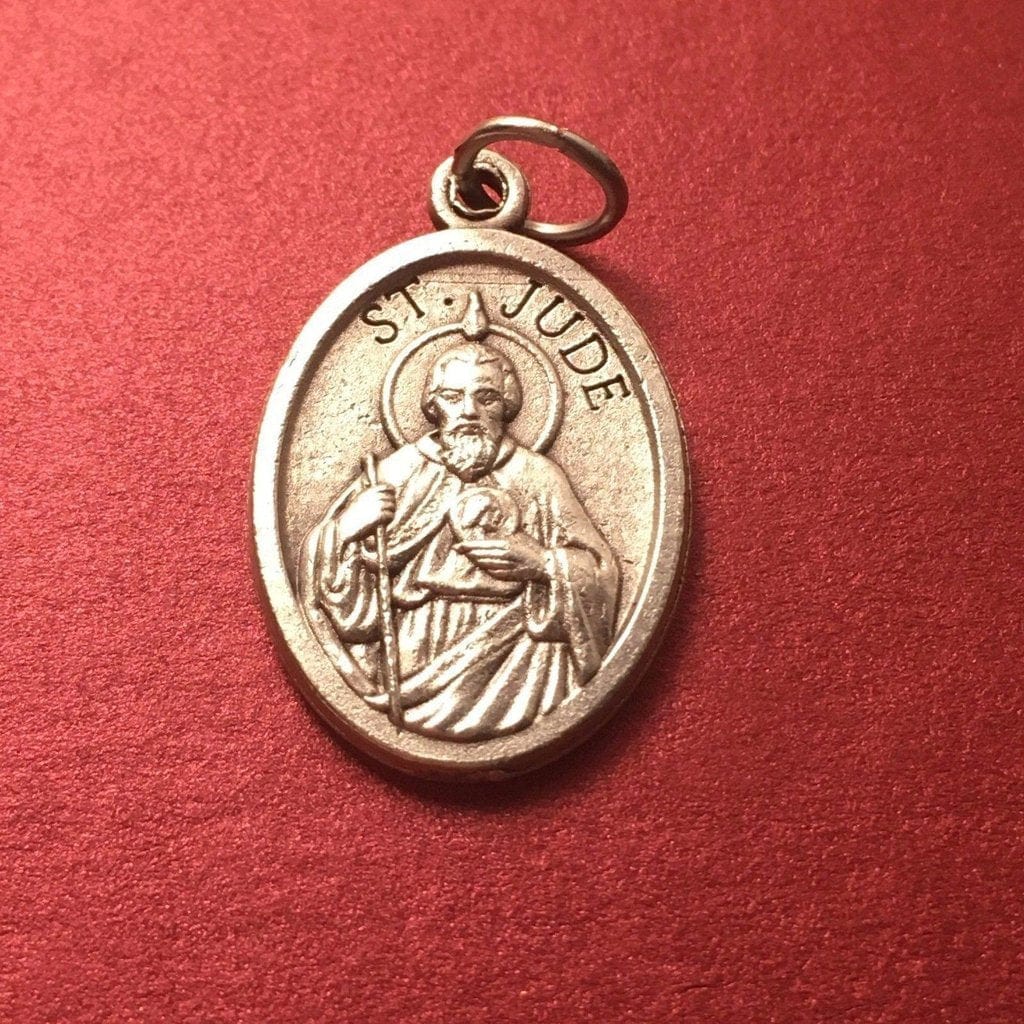 San Giuda Ruega por Nosotros - St.Jude - Spanish medal blessed by Pope 7/8 - Catholically