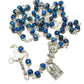 San Padre Pio prayer beads - ROSARY BLESSED by POPE w/ Relic - St. Father Pio - Catholically