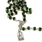 San Padre Pio Prayer Beads - Rosary Blessed By Pope W/ Relic - St. Father Pio-Catholically