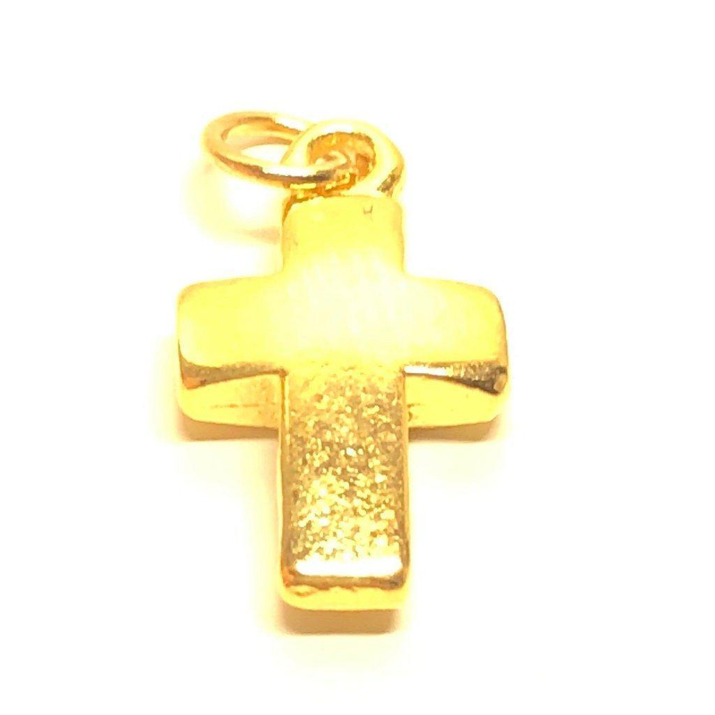Tiny Cross Blessed by Pope - crucifix parts - Catholically