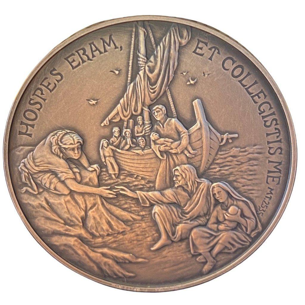 Silver Annual Papal Medal - Year 5 - 2017 Pope Francis Pontificate-Catholically