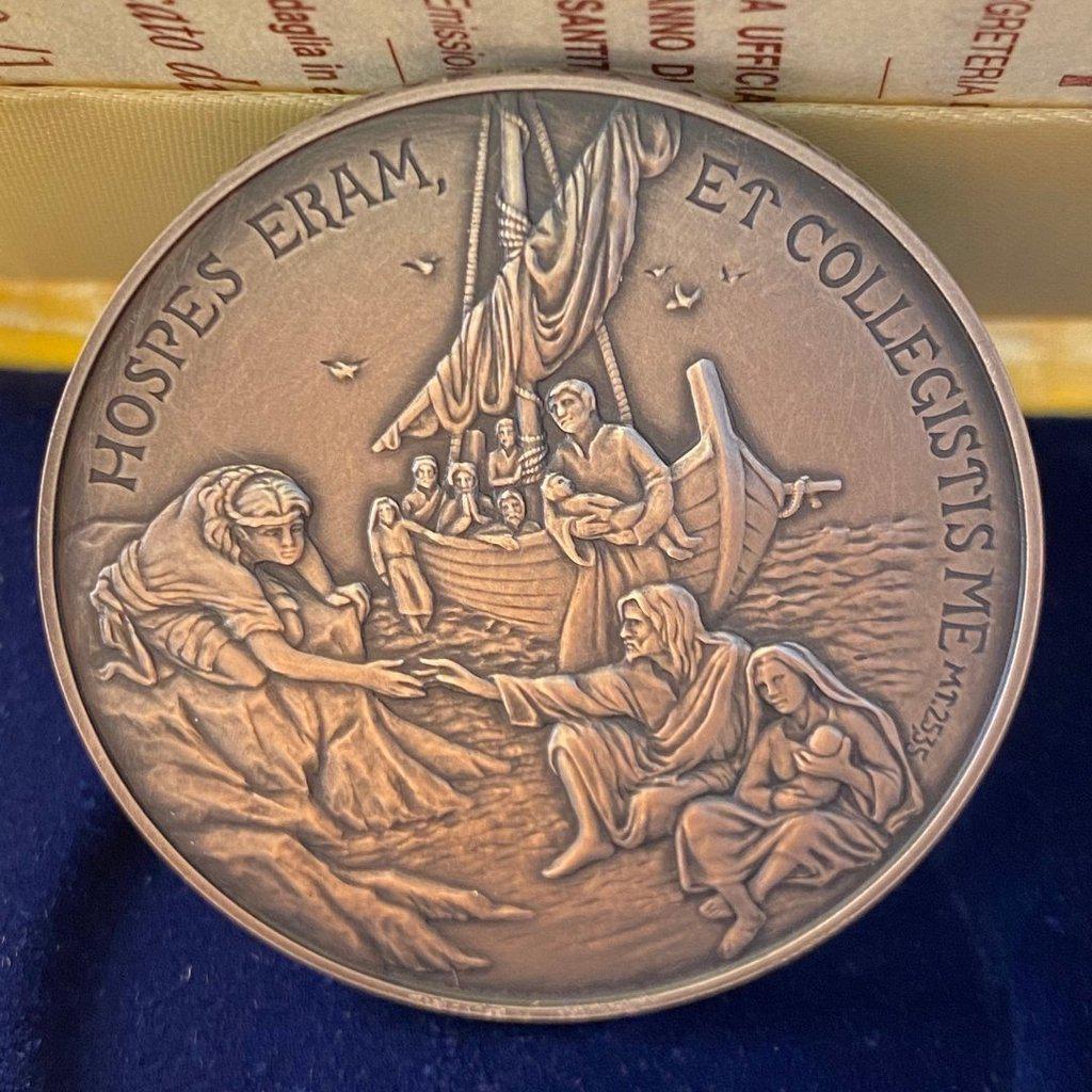 Silver Annual Papal Medal - Year 7 - 2019 Pope Francis Pontificate-Catholically