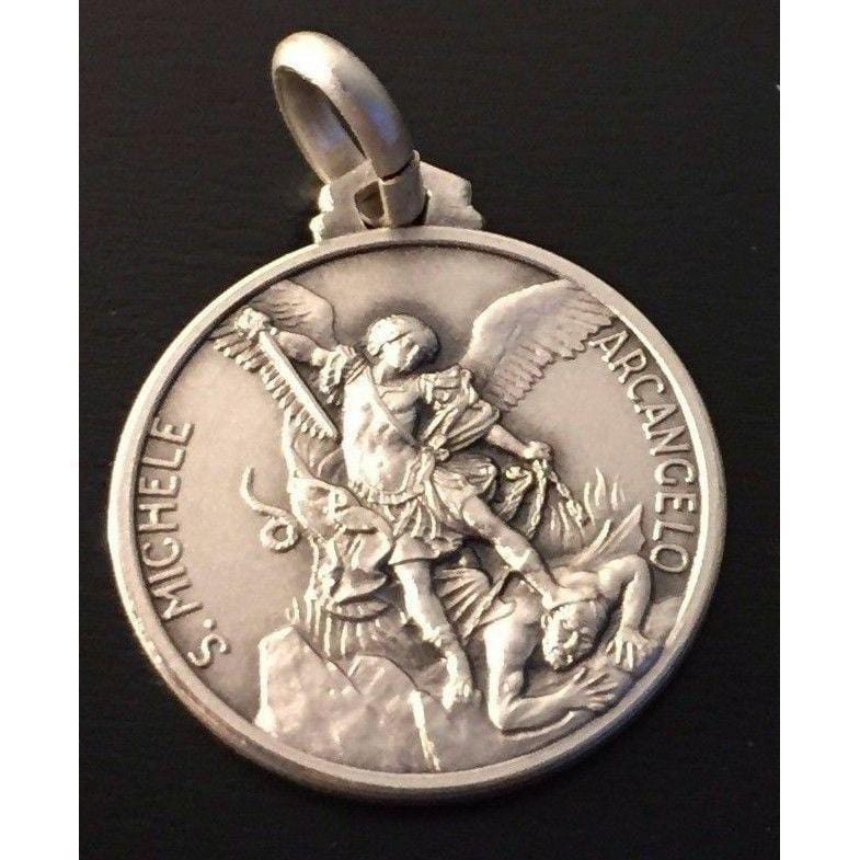 Catholically Medal Silver Medal of St. Michael Archangel - Patron Saint of Police Officers