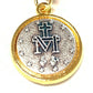 Small Miraculous Medal - Blue Enamel Blessed By Pope Pendant - Virgin Mary-Catholically
