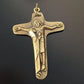 Sorrowful Mother Pectoral Cross Crucifix - Blessed By Pope Francis On Demand-Catholically