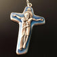 Sorrowful Mother Pectoral Cross - Crucifix - Parts 1.8" - Blessed - Pendant-Catholically