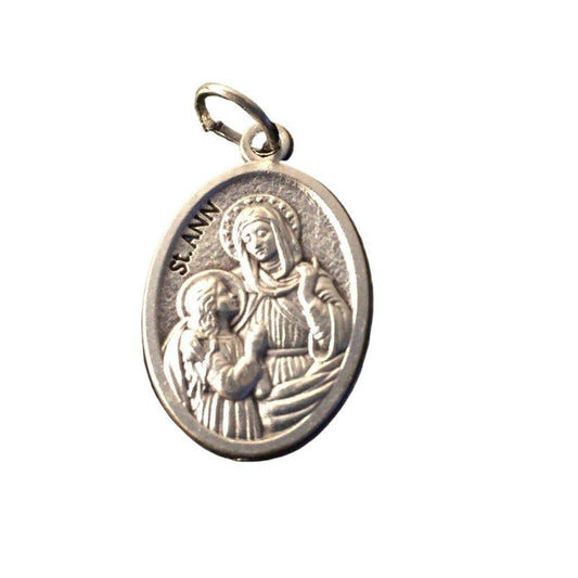 St. Anne - Medal Blessed By Pope Francis St. Anna - Ann Pendant-Catholically