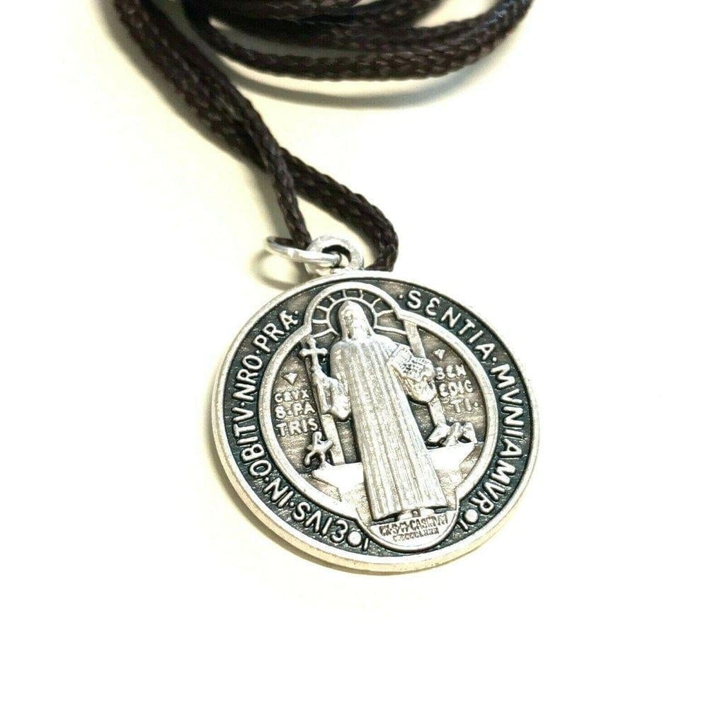 Saint Benedict Medal Necklace Catholic Talisman Pendant Protection Jewelry  for Men or Women - AliExpress