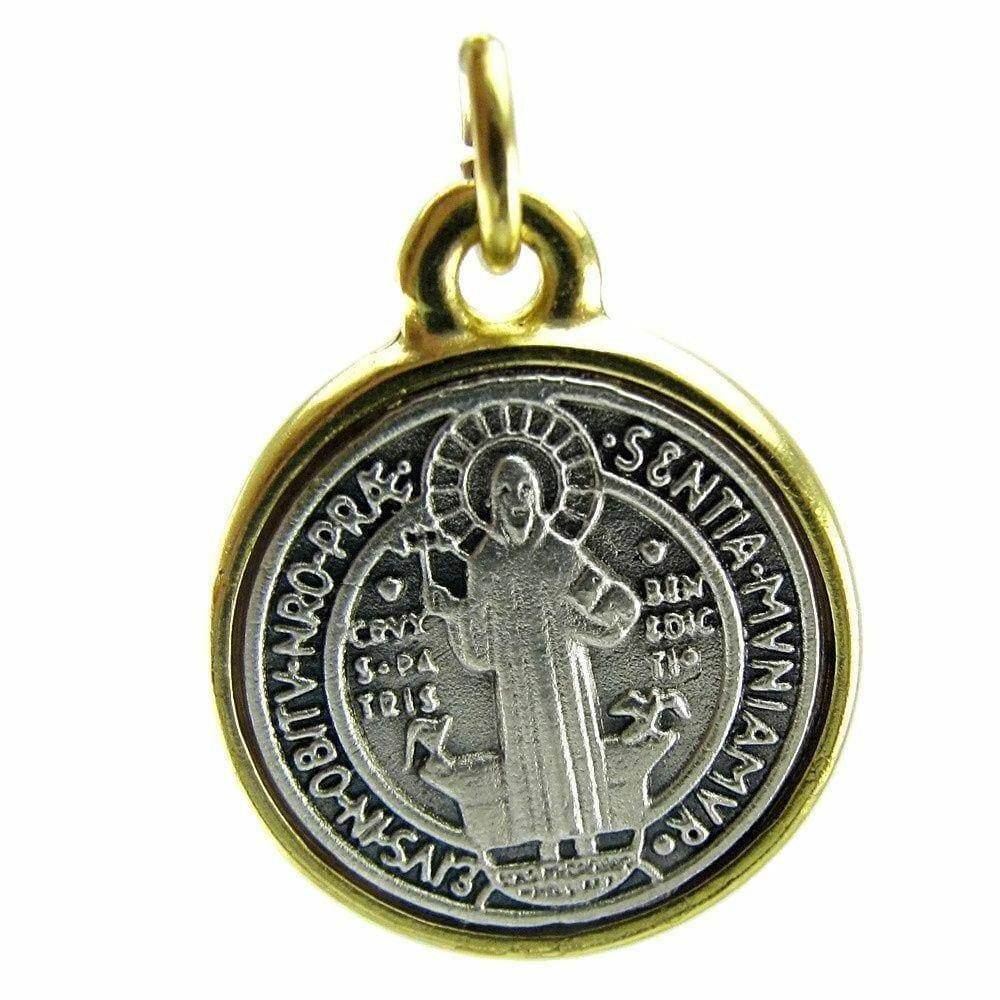 St Benedict 1  Medal - Catholic Exorcism - BLESSED BY POPE - Medalla - Catholically