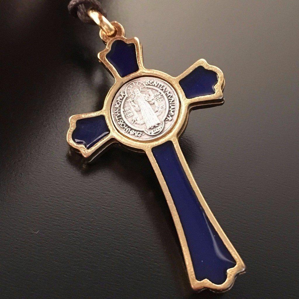 St. Benedict 2 1/4 Crucifix - Exorcism- Cross - Blessed by Pope - San Benito - Catholically