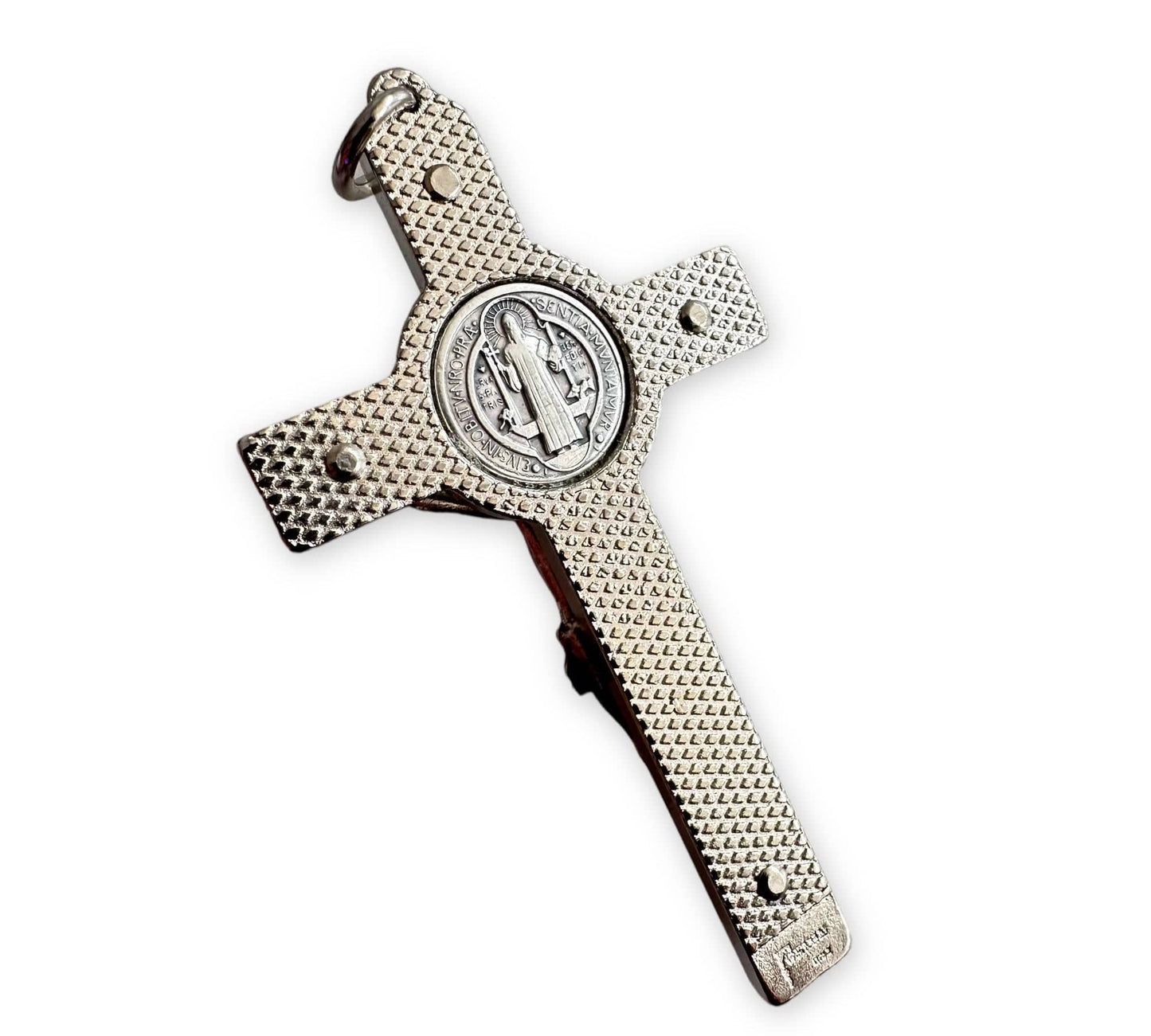 Catholically St Benedict Cross St. Benedict 2" 1/4 Red Crucifix - Exorcism - Cross - Blessed - San Benito