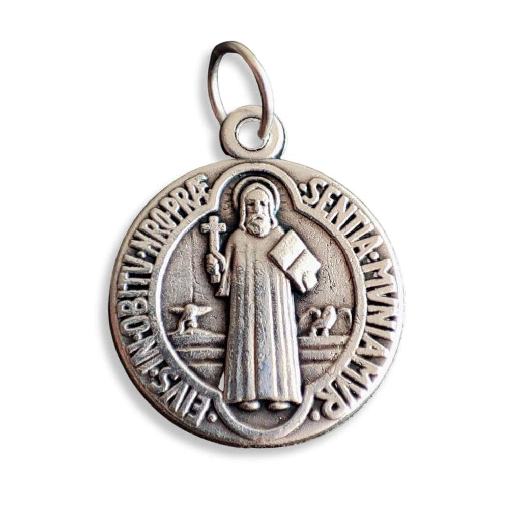 Catholically St Benedict Medal St. Benedict 3/4" Medal - Pendant - Catholic Exorcism - Blessed By Pope