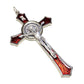 St. Benedict 4" 1/4 Red Crucifix Exorcism Cross - Blessed By Pope-Catholically