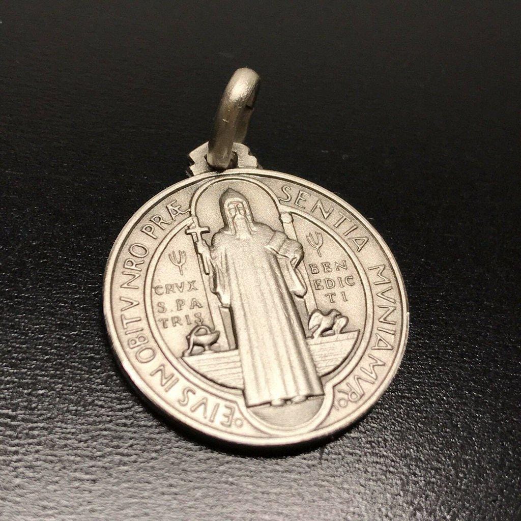 ✨ hotsell 925 Sterling Silver San Benito Pendant ✨ Pendant St Benedict medallion 33mm