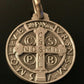 St. Benedict 925 Silver Medal -Pendant - Catholic Exorcism -Blessed By Pope-Catholically