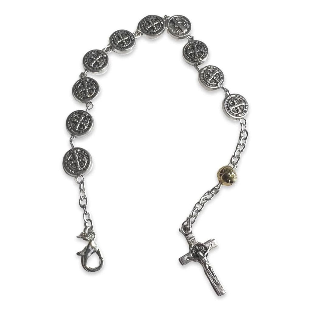 Catholically Bracelet St. Benedict Bracelet   Catholic Exorcism - Medalla San Benito - Blessed