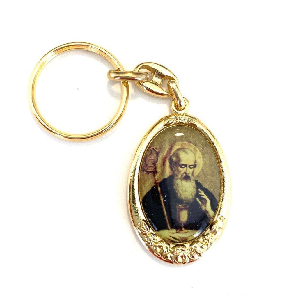 St. Benedict Catholic Key Ring | Keychain-Catholically