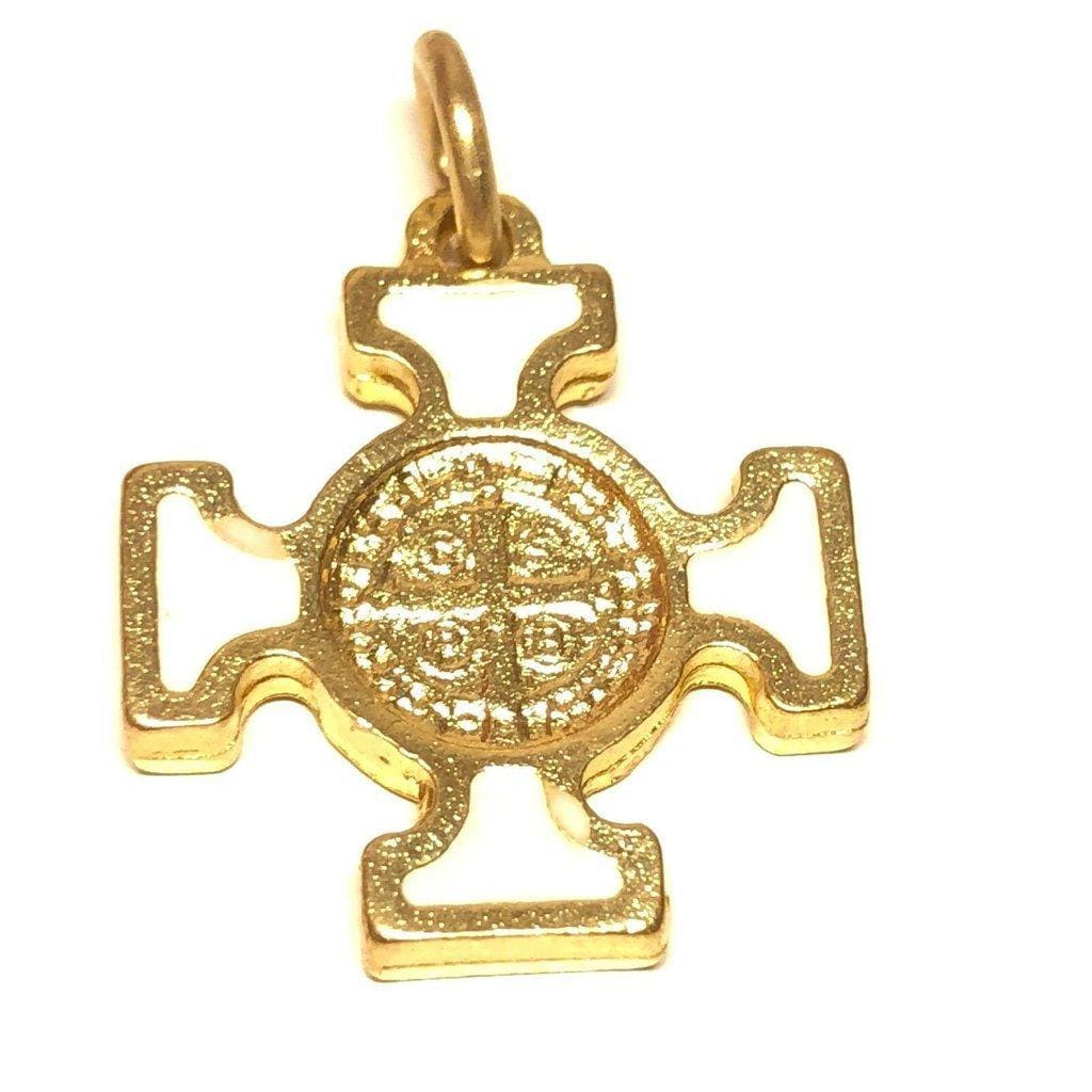St. Benedict Celtic Cross Blessed by Pope Francis - Pendant - San Benito - Catholically