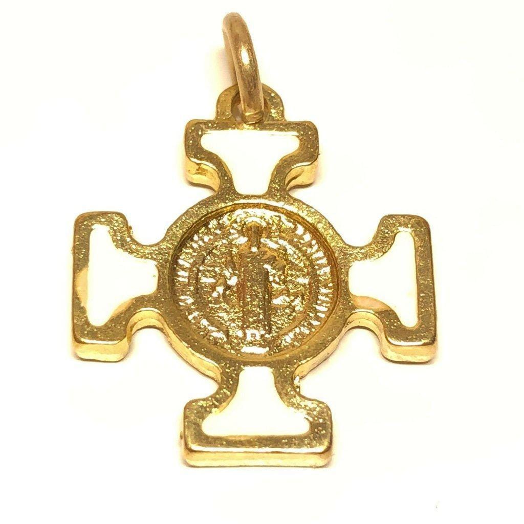 St. Benedict Celtic Cross Blessed by Pope Francis - Pendant - San Benito - Catholically