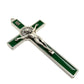 Catholically St Benedict Cross St Benedict Cross for home protection 5" Green