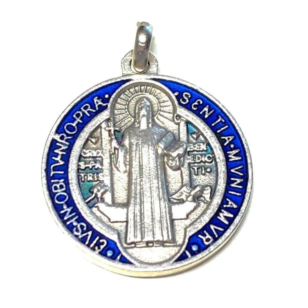 St. Benedict Enamel 1"- Medal Catholic Exorcism - Blessed By Pope-Catholically