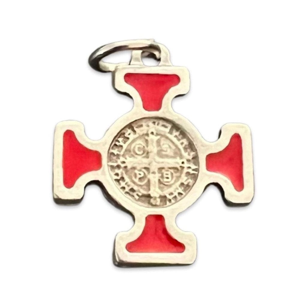 Catholically Crucifix St. Benedict  Medal - Cross Blessed By Pope Francis - Pendant - San Benito Hq