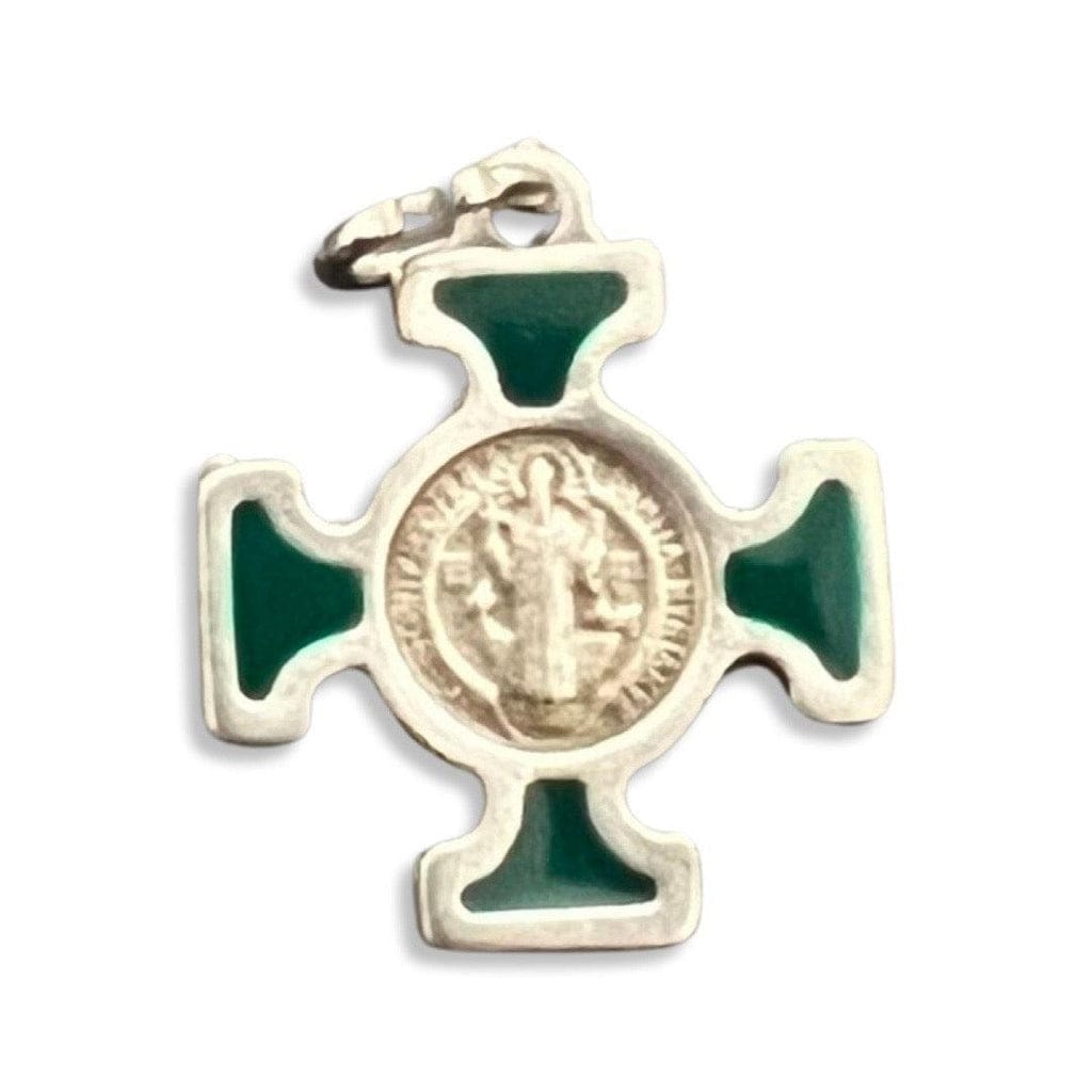 Catholically Crucifix St. Benedict Medal - Cross Blessed By Pope Francis - Pendant -San Benito Hq