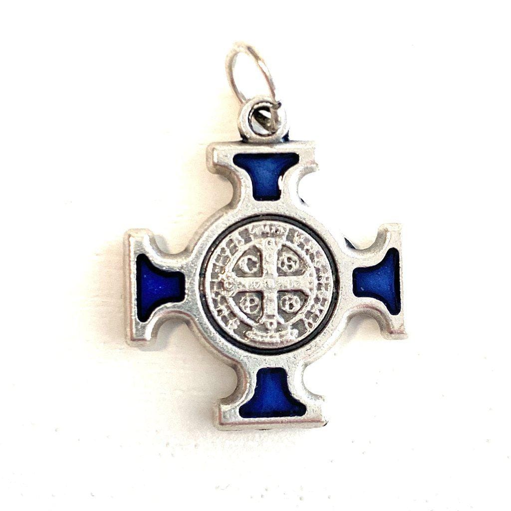 St. Benedict Medal - Cross Blessed By Pope Francis - Pendant - San Benito HQ-Catholically