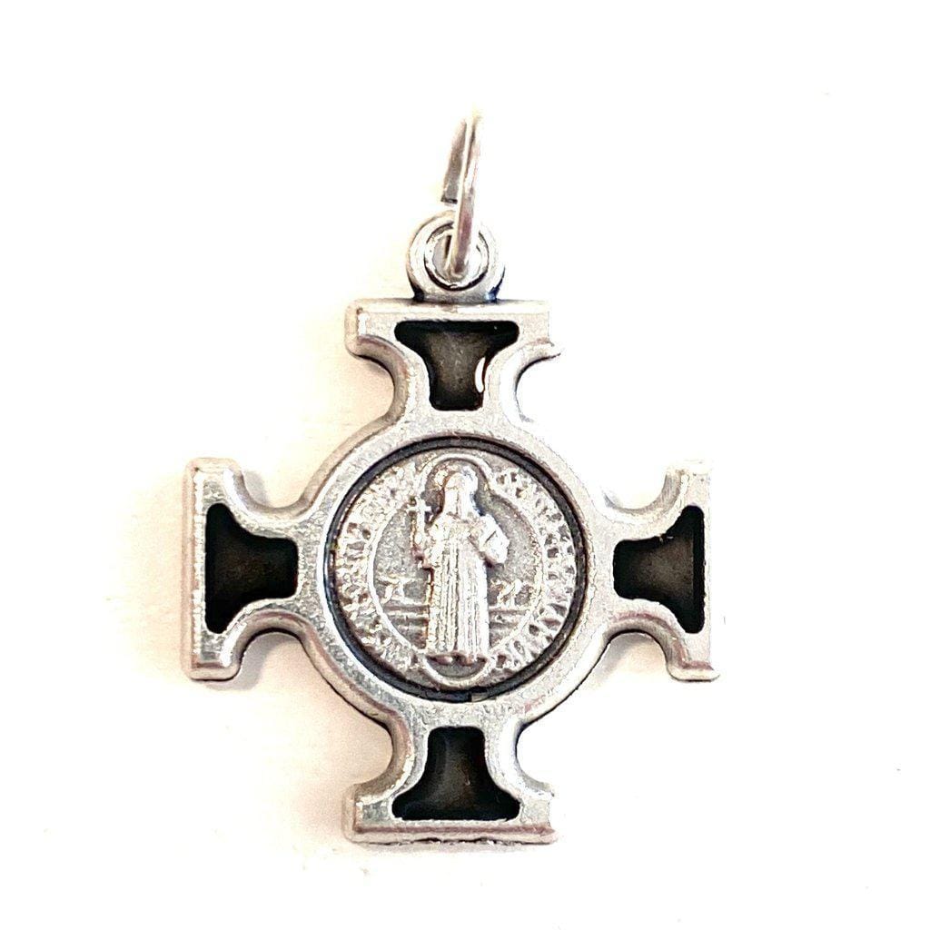 St. Benedict Medal - Cross Blessed By Pope Francis - Pendant - San Benito HQ-Catholically