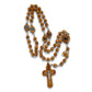St. Benedict Olive Wood Rosary - Prayer Beads - Blessed By Pope-Catholically