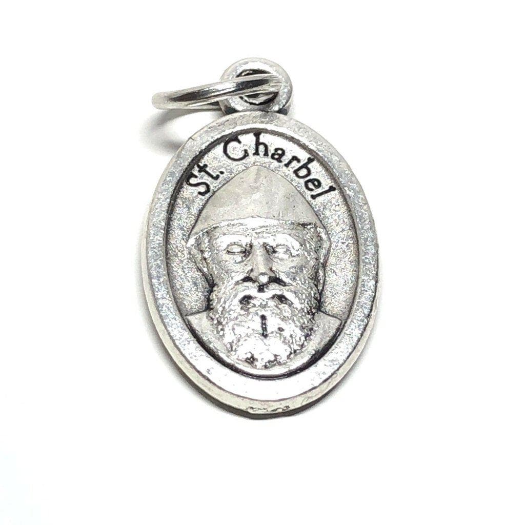 St. Charbel Makhlouf small medal blessed by Pope Francis - Medalla - Catholically