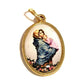 St. Christopher & Madonna Medal - Patron Saint of Travelers - Pendant-Catholically