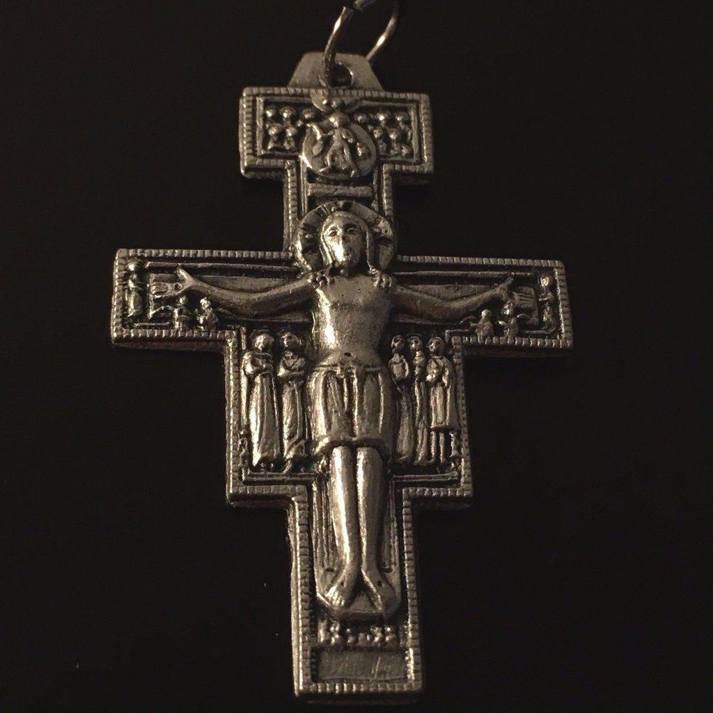 St. Damian Crucifix Blessed By Pope Francis- Cross - Pendant - Franciscan-Catholically