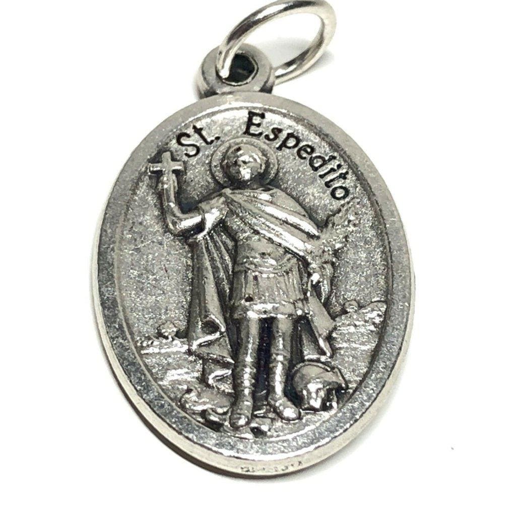 St. Expedito Expeditis Expedite Medal - Saint Expeditus pendant - St.Expedit - Catholically