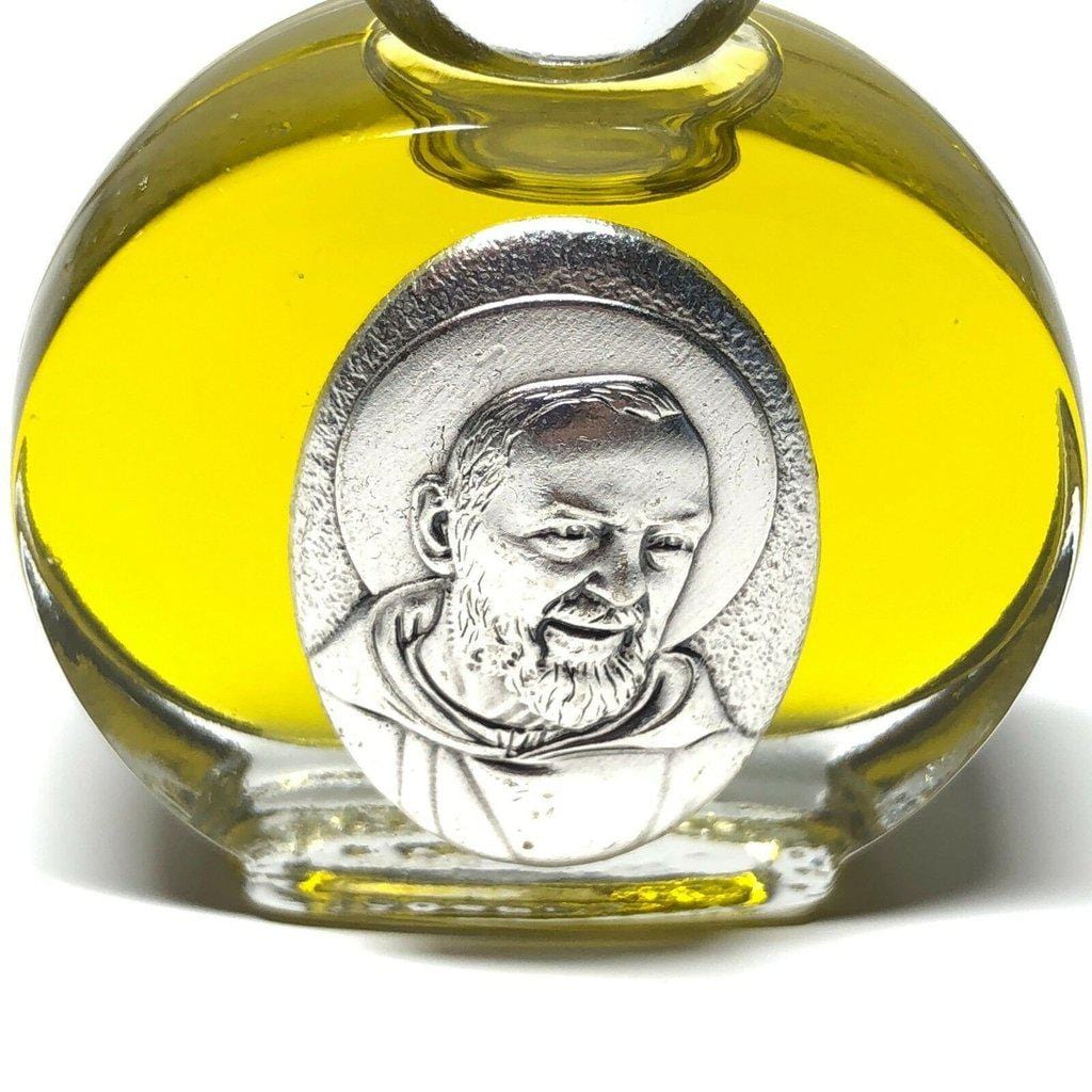 St. Father Pio- Blessed By Pope Francis-Oil Touched To The Shrine Of Saint Pio-Catholically