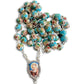 Catholically Rosaries St Father Pio Blessed Rosary with encased Relic of Padre Pio