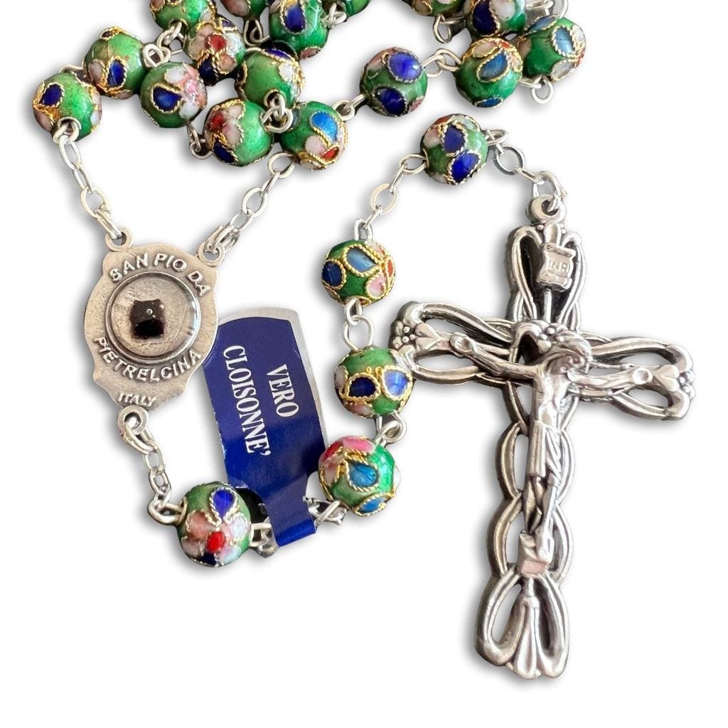 Catholically Rosaries St Father Pio Rosary Blessed By Pope with 2nd Class Relic
