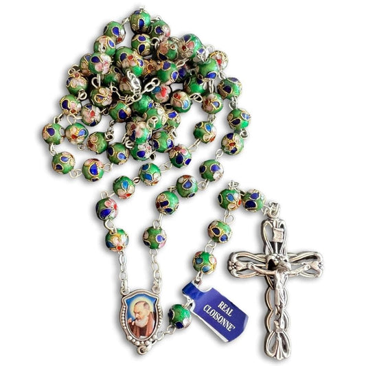 Catholically Rosaries St Father Pio Rosary Blessed By Pope with 2nd Class Relic