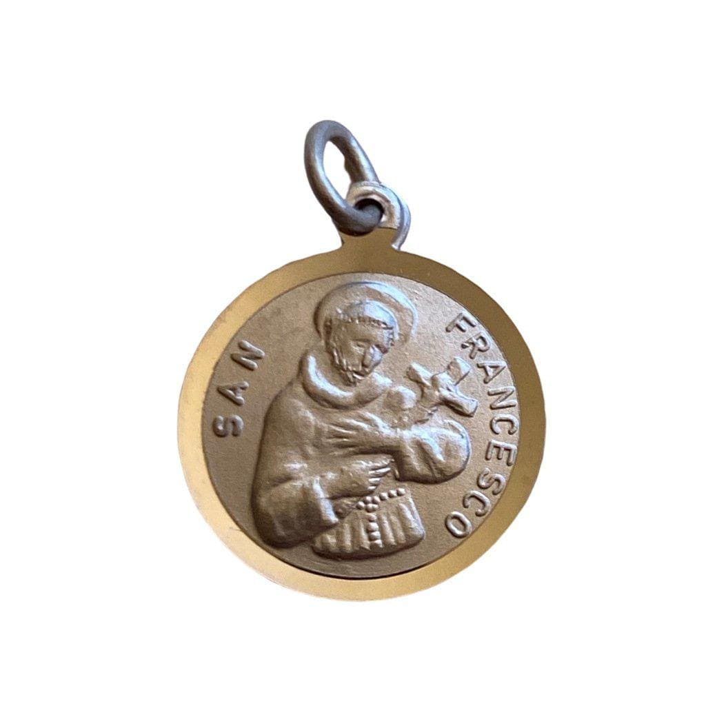 St. Francis of Assisi Relic Medal with Dust/Soil from the Tomb-Catholically
