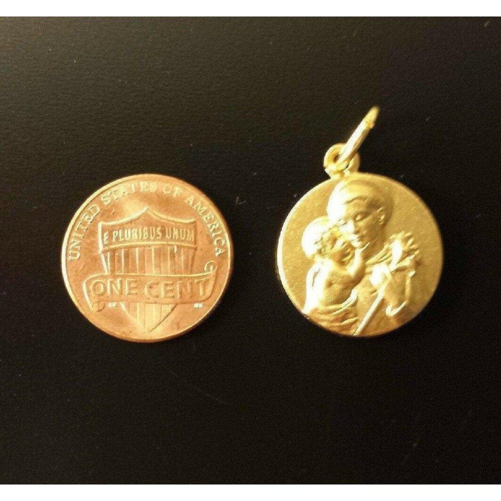 St Francis Of Assisi & St. Saint Anthony Medal Blessed By Pope Francis-Catholically