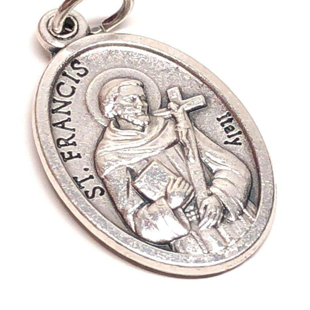 St. Francis & St. Anthony Medal - Blessed By Pope Francis - Catholic Pendant-Catholically