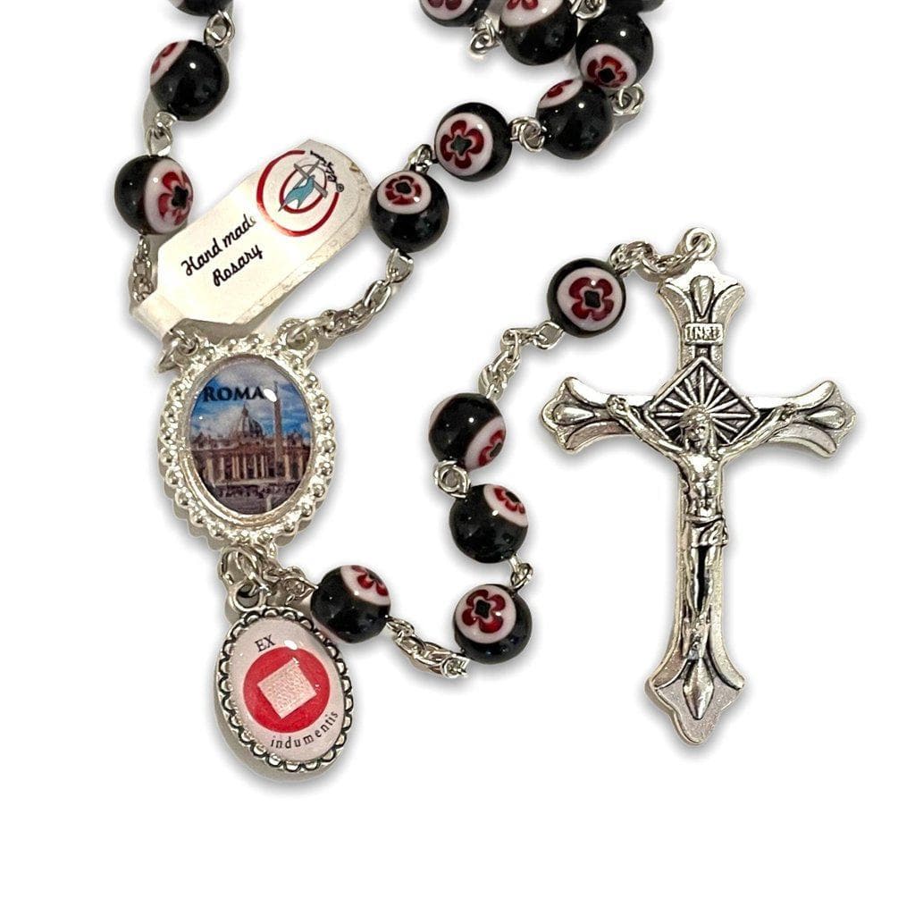 St. John Paul II Prayer Beads with Relic Medal - Rosary With Relic-Catholically