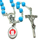 St. John Paul II - turquoise Rosary -Relic ex-indumentis medal -Blessed - Catholically