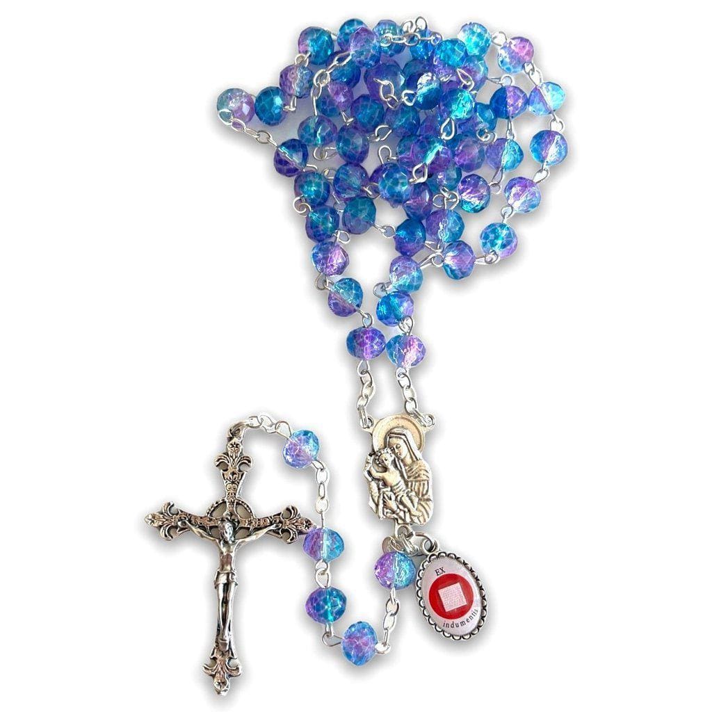 St. John Paul Ii - Turquoise Rosary -Relic Ex-Indumentis Medal -Blessed-Catholically