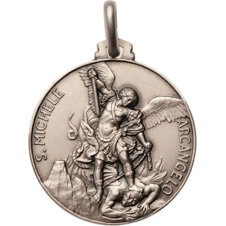 St. Michael Archangel Medal -925 Sterling Silver -Patron Saint Police Officers-Catholically