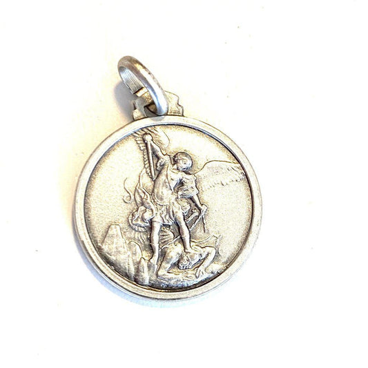 St. Michael Archangel Medal -925 Sterling Silver Patron Saint Police Officers-Catholically