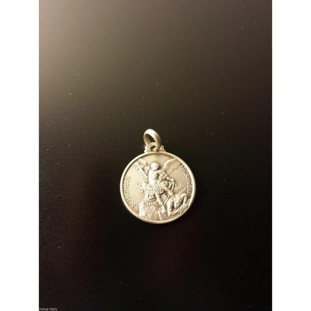 Sterling Silver Saint Michael Medal Patron of Police - Blessed by Pope ...