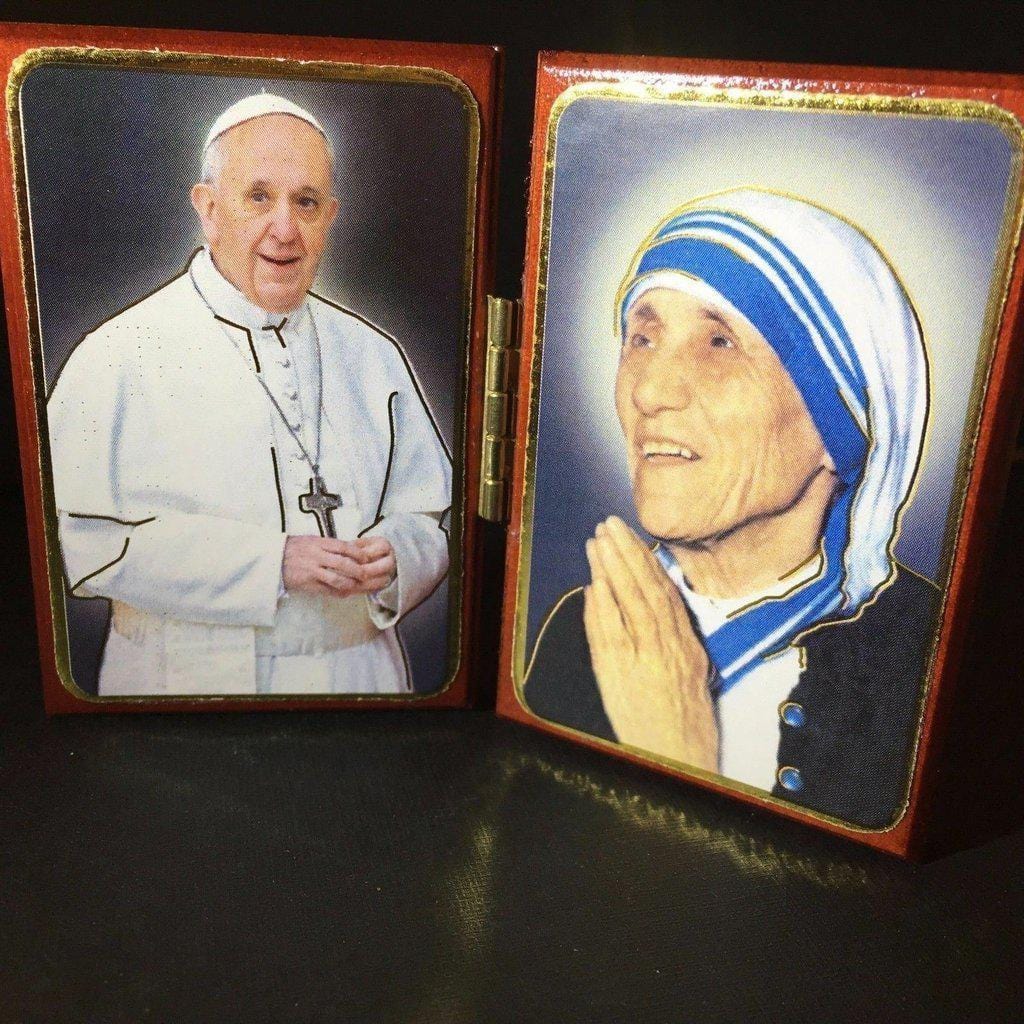 St. Mother Teresa - Madre Teresa Calcutta Desk Picture Photo - Blessed Plaque-Catholically