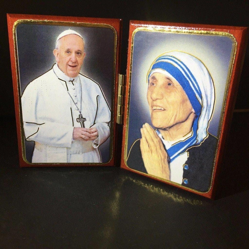 St. Mother Teresa - Madre Teresa Calcutta Desk Picture Photo - Blessed Plaque-Catholically