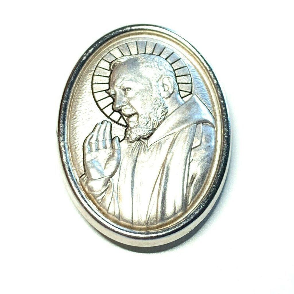 St. Padre Pio of Pietrelcina car magnet  Saint Father Pio   Blessed by Pope - Catholically